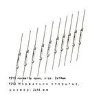 100pcs Reed Switch Magnetic Switch Normally Open Normally Closed NO NC Magnetic Conversion Sensor Induction Switch 4*28MM 1.8*10