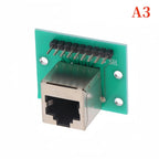 TZW 1Pcs RJ45 Adapter Board To XH2.54 Modular Ethernet Connector Adapter Network Interface + Breakout Board + Pin Header