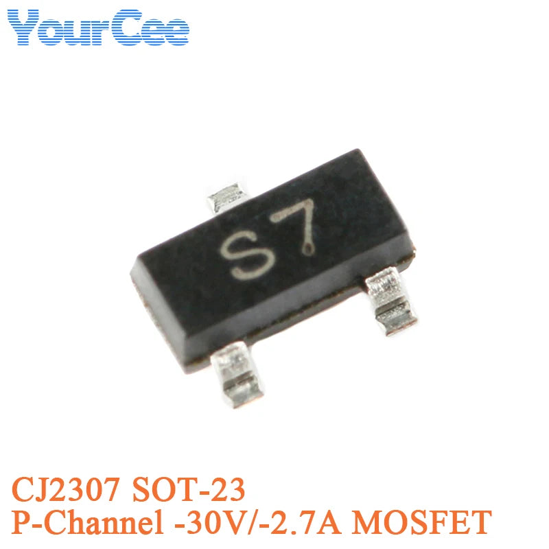 50pcs CJ3401A R1A CJ3401 R1 CJ3407 3407 CJ2307 S7 CJ2303 S3 CJ2321 S21 CJ2301 S1 CJ2305 S5 SOT-23 P-channel SMD MOSFET BSS84