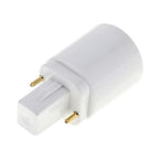 3Pcs G24d 2Pin To E26 E27 Fire-proof 250V2A Light Socket CFL LED Lamp Base Holder Adapter Converter, Ballast Removal Required