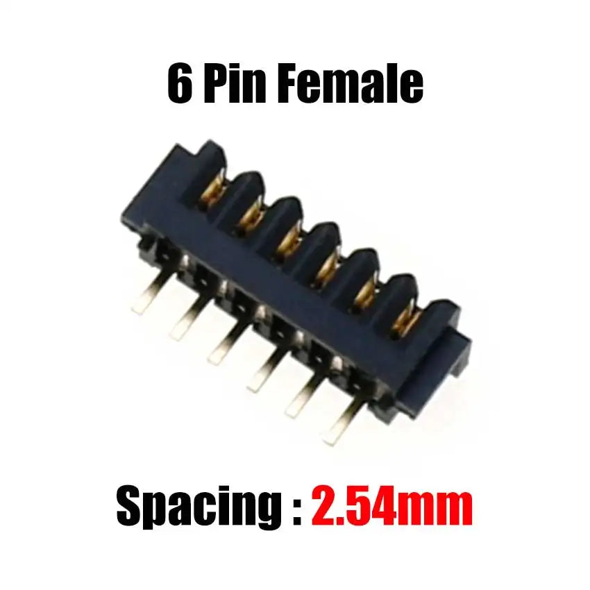 Cltgxdd 10pcs Blade Battery Connector 2.0mm 2.5mm Pitch 4 5 6 7 8 9 10 Pin Plug Male Female Socket PCB Solder Header Receptacle