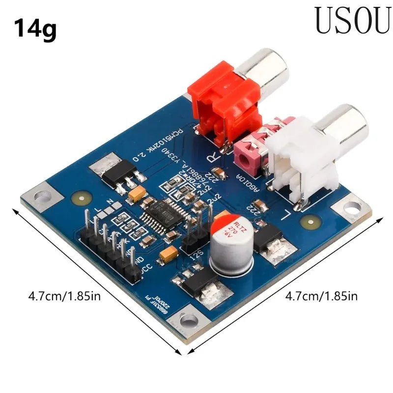 PCM5102/PCM5102A 32Bit 384K DAC Decoder Module PCM5102 DAC Decoder Board Audio Spectrum Analyzer Decodificador I2S Player Be