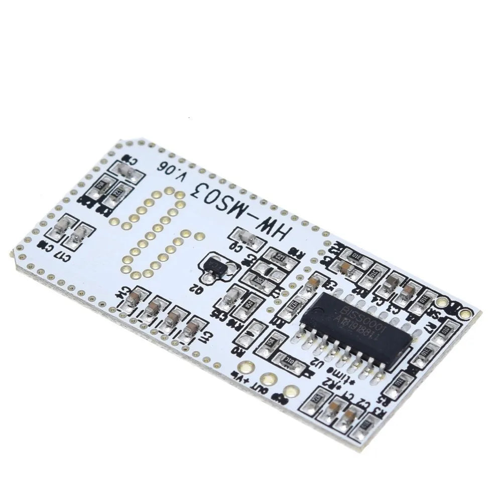 TZT High Performance Motion Sensor Module Radar Motion Sensor HW-MS03 2.4GHz to 5.8GHz Microwave Radar Sensor Module for Arduino