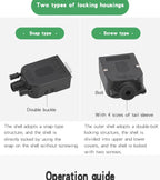 DB9 DB15 DB25 Connector D-SUB 9 15 25 Pin Male Female Plug RS232 RS485 Breakout Terminals 21-24 AWG Wire Solderless Connectors