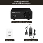 AIYIMA A07 Premium TPA3255 Power Amplifier 300Wx2 Class D Stereo 2.0 Digital Audio Amp HiFi Sound Amplifiers Home Speaker
