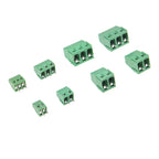10PCS KF120/KF128 2.54/3.81/5.0/5.08 Pitch 2P/3P straight pin pcb screw terminal block connector 2PIN 3PIN 2.54MM/3.81MM/5.08MM/