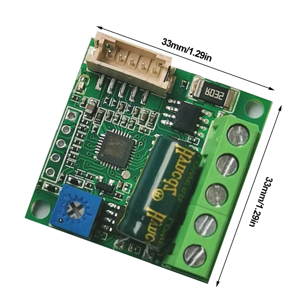DC6-28V ZS-X12H 0-100W Brushless Motor Speed Controller with Hall BLDC Driver Board Module with Cable Power Supply Accessories