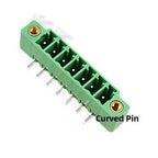 5pcs Terminal Connector 2EDGKM 3.81mm 5.08mm 3.5mm Pitch 15EDGKM PCB Terminal Block Plug-in Type 2~24P With Flange Fixed Panel