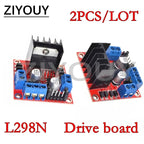 2-5PCS L298N motor driver board module, DC stepper motor, intelligent vehicle robot DIY driver board