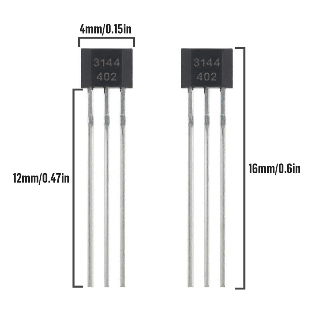 10PCS~100Pcs A3144 3144 Hall Effect Sensor OH3144 AH3144E 3Pins Magnetic Detector