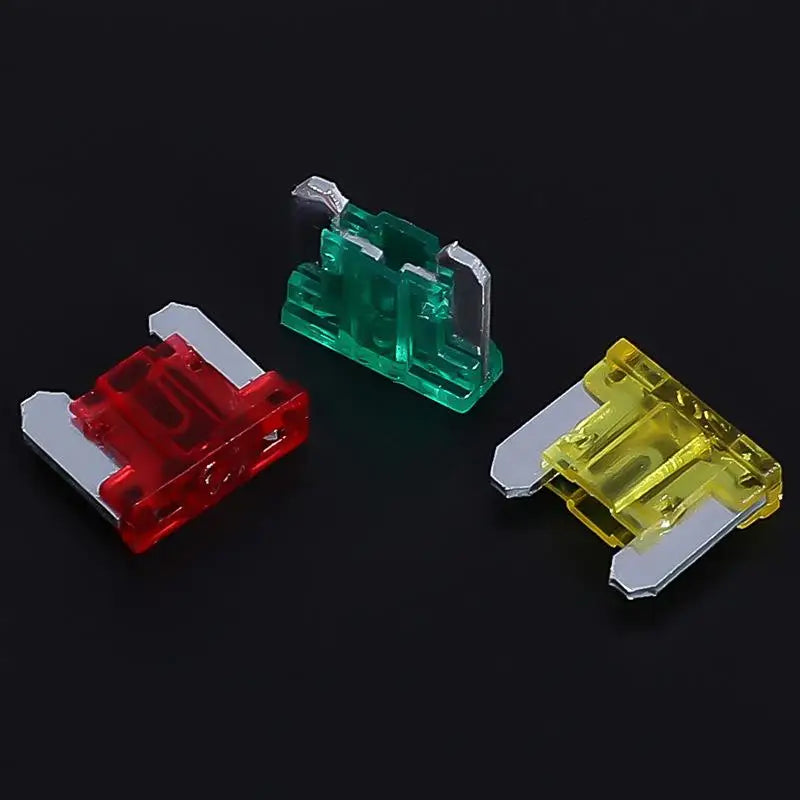 New·71Pcs 5A 7.5A 10A 15A 20A 25A 30A Mixed Sizes Low Profile Kit Micro Mini Blade Fuse Auto Car Truck Motorcycle Fuses