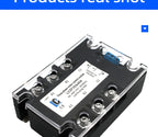 LCTC Three Phase Solid State Relay Forward and Reverse Control Relay DC Motor Stater 10A 25A 40A 60A 80A 10-30VDC 40-480VAC DA