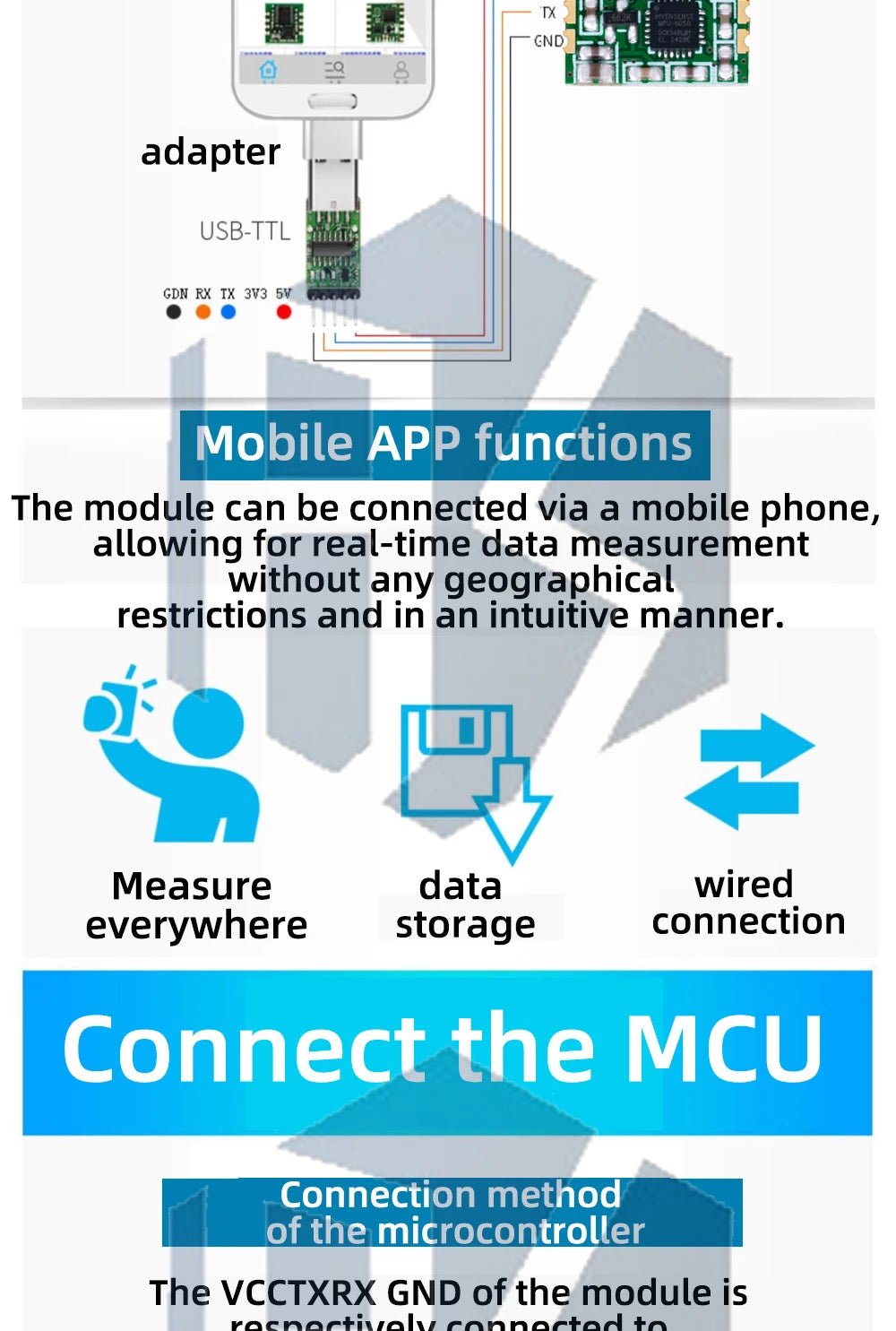 MPU6050 (6-Axis) & MPU9250 (9-Axis) Sensor Modules: Accel/Gyro with I2C/TTL Serial for Arduino