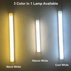Wireless Rechargeable LED Night Lights Motion Sensor Lights Closet Kitchen Night Lights Bedroom Sensor Light Cabinet Stair Light