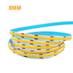 3mm 5mm PCB COB LED Strip Light 5V 12V 24V 320LED 8mm CRI90 Super Bright Flexible LED Tape For Cabinet Home Liner Lighting