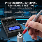 LiitoKala Lii-700 Universal 18650 AA AAA Charger, QC 12V 5A Fast Charge, Overcharge & Reverse Protection, 0V Battery Activation
