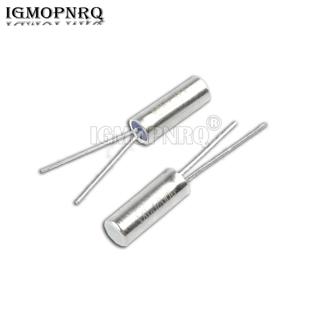 10PCS 2*6 Cylindrical Crystal Oscillator 2x6 6/8/12/16/20/24/25/26/27/32.7698 6M 8M 12M 16M 20M 24M 25M 27M 32.768M Oscillator