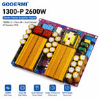 GOOERMI 1300-P 2600W Stereo Power Amplifier Board 1300W X 2 Class AB Audio AMP Module Dual Channel DIY Speaker PCB