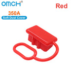 OMCH 50A 120A 175A 350A Double Pole with Copper Contact Power Connectors Accessories Handle Soft Rubber Dust Cover