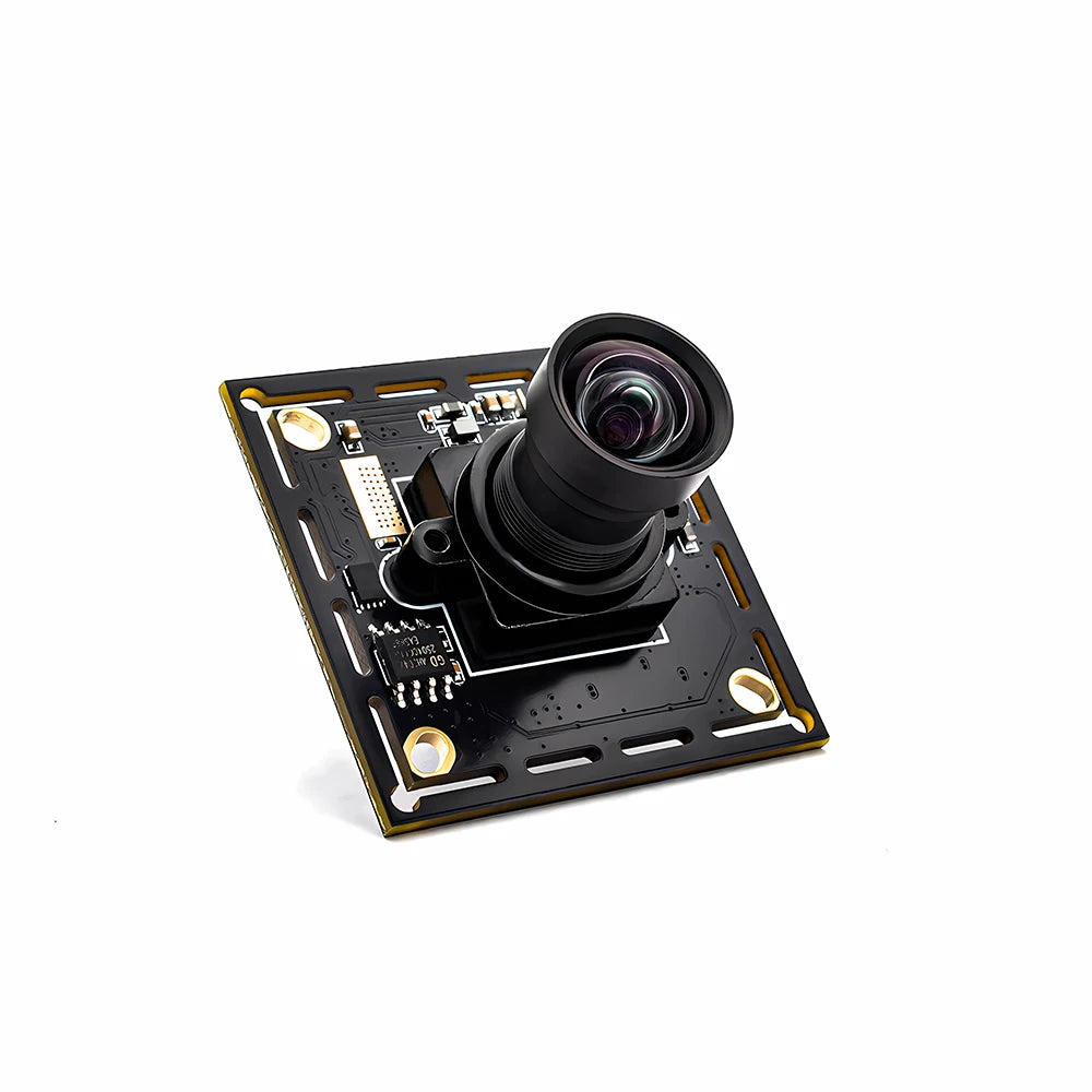 1080P 90FPS Global Shutter USB Camera, High Speed Web Camera with M12 No Distortion Lens, Plug Play for Machine Vision Security