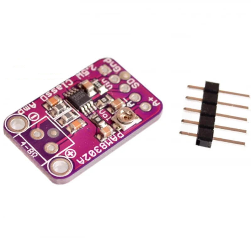 PAM8302 2.5W single channel Class D Audio power amplifier module development board