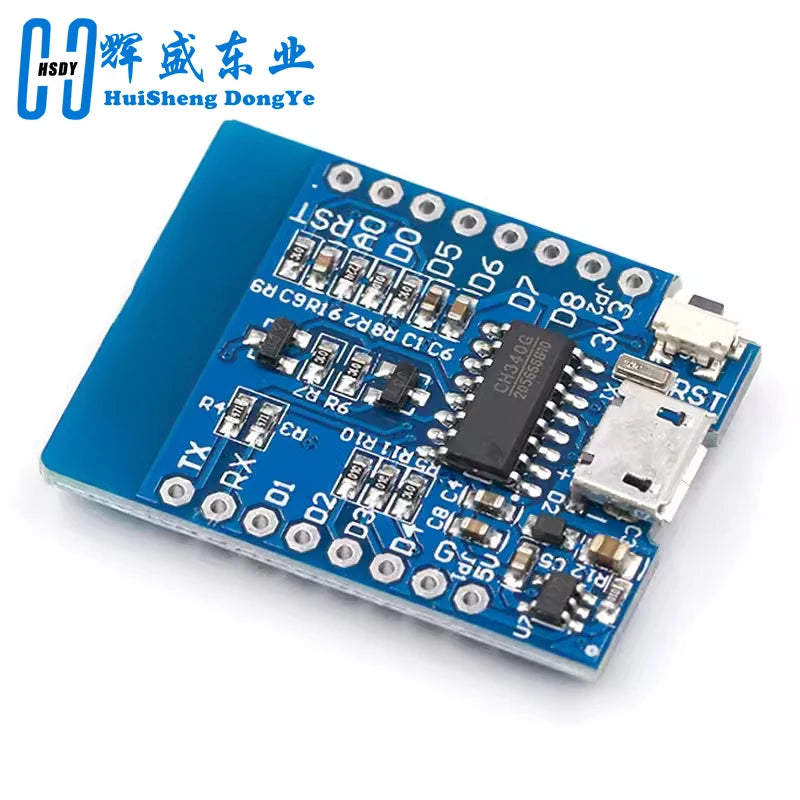 D1 Mini ESP8266 ESP-12 ESP-12F CH340G CH340 V2 USB WeMos WIFI Development Board D1 Mini NodeMCU Lua IOT Board 3.3V With Pins