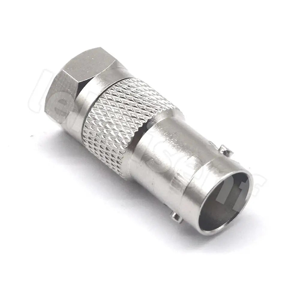 BNC to F TV female male straight connector F to BNC quick plug adapter coaxial connector
