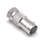 BNC to F TV female male straight connector F to BNC quick plug adapter coaxial connector