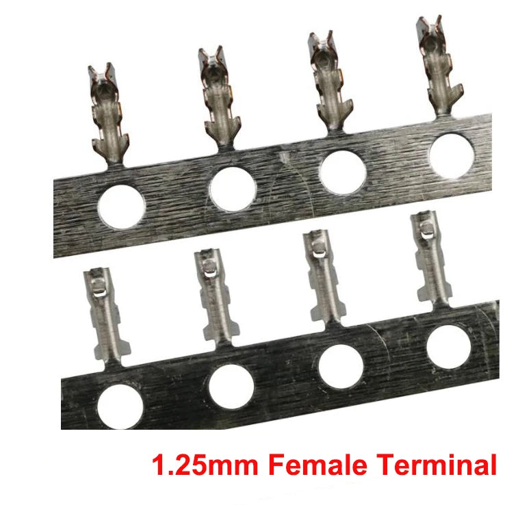 1000pcs XH XHD PH2.0 PHB CH3.96 VH3.96 KF2510 Dupont SM ZH1.5 1.25 SH1.0 MX3.0 Strip Metal Needle Crimp Cold-pressed Terminal