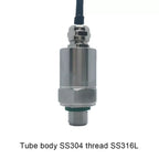 SS316L Pressure Transmitter for Corrosive Liquid Gas 0-600 Bar Optional 4-20mA 0-10V Analog Signal G1/4  Pressure Transducer