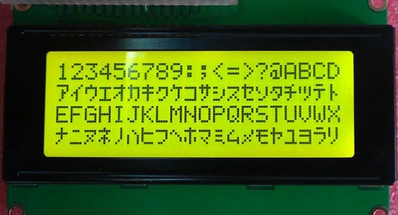 5V LCD Board 2004 20X4 Display Blue Yellow Screen LCD2004+I2C Board English Russian Cyrillic Font For 3D Printer IIC I2C Adpater