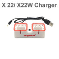 SYMA X22 X22W X22SW Dual USB Fast Charger 7 4V 2S LiPo Battery Charger Smart LED Display Overcharge Protection RC Drones Quad