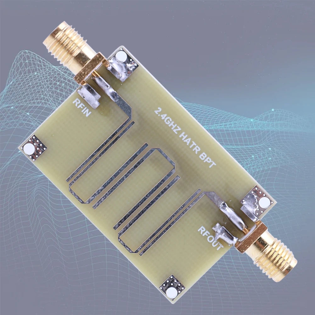 2.4GHZ Microstrip Bandpass Filter Double-Sided Printed Circuit Board Bandpass Filter Module Electronic Component
