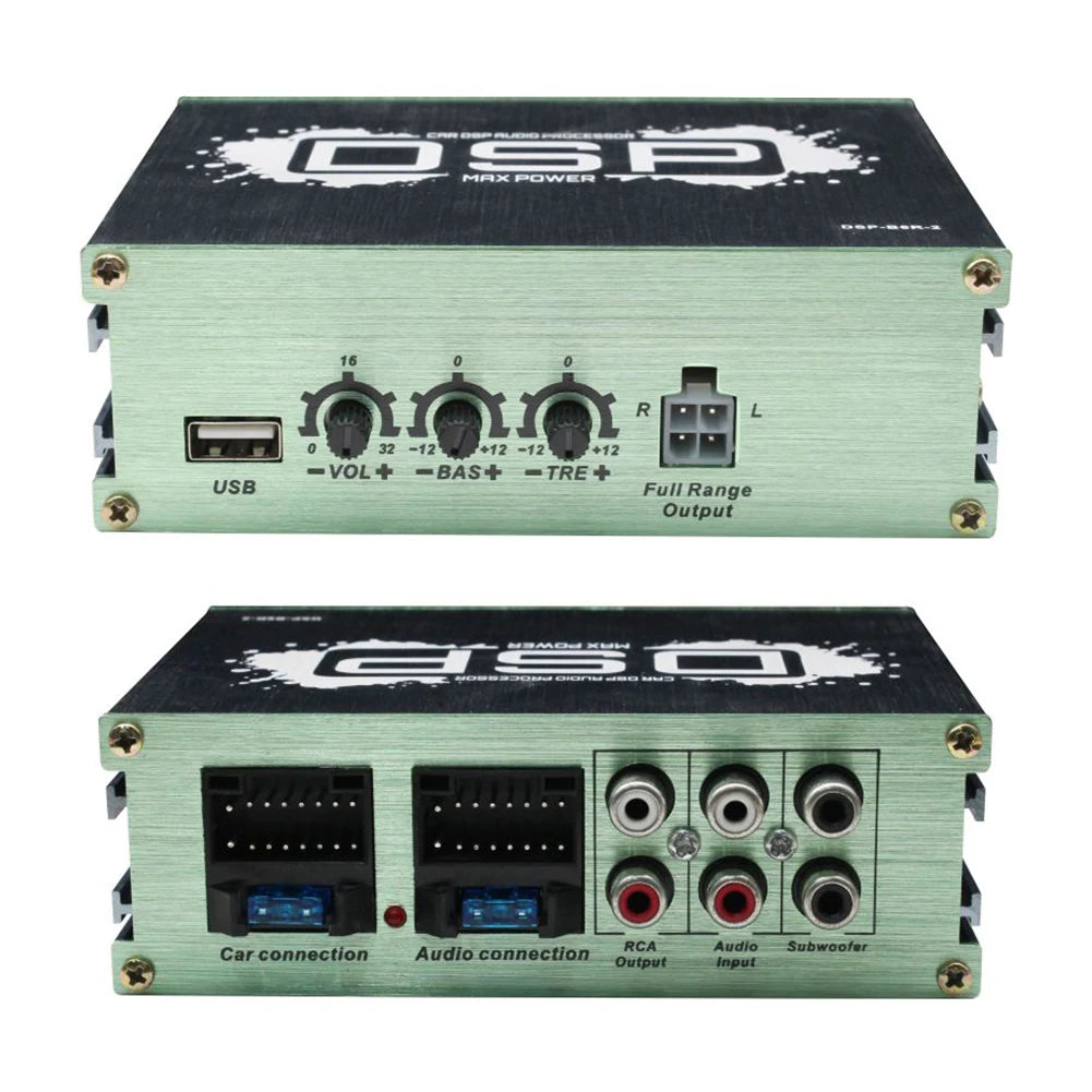 Car DSP Digital Audio Processor Support APP Control Navigation Sound Quality Enhancement Effect for Car Audio Enhancement