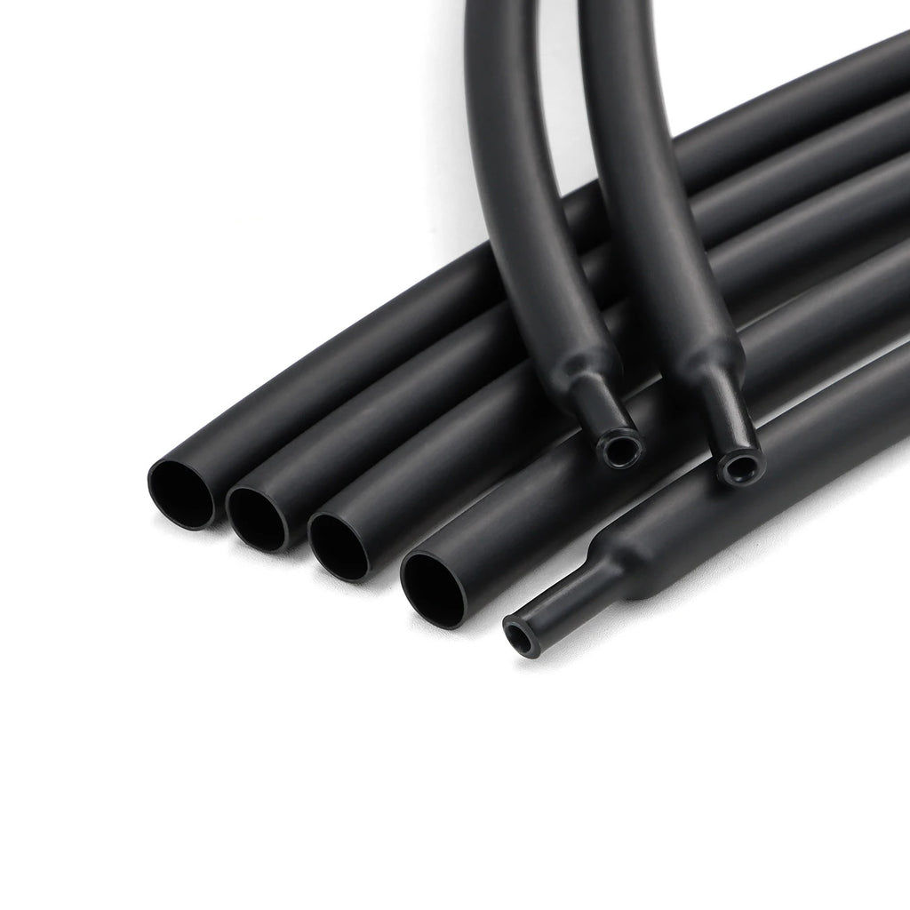 Black 5/10M 3:1 Heat Shrink Tube With Glue Diameter 1.6~19.1mm Dual Wall Polyolefin Insulated Adhesive Lined Shrink Wrap Sleeve