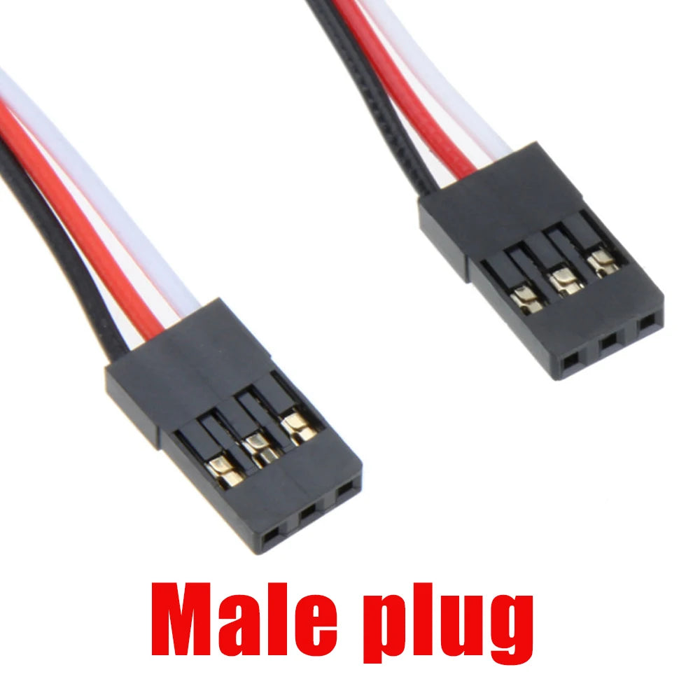 10/20/50/100 pcs JR Plug Servo Extension Lead Wire Cable 10CM 15CM 30CM Male to Male for RC Plane Quadcopter