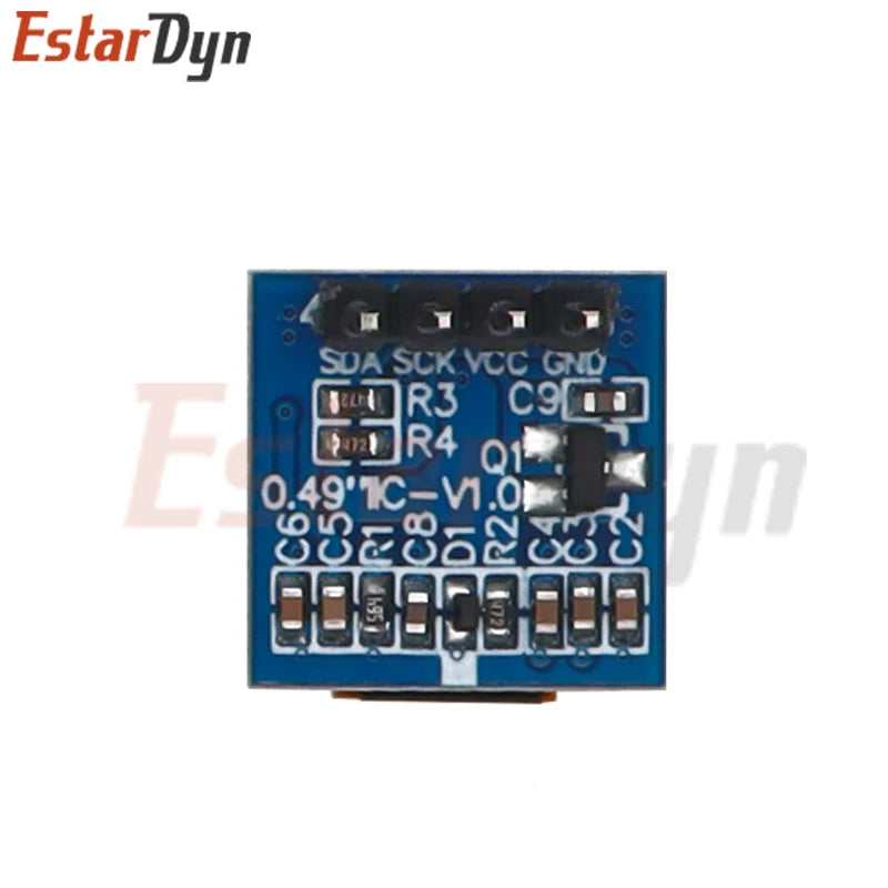 0.49 Inch OLED Display LCD Module White 0.49" Screen 64x32 I2C IIC Interface SSD1306 Driver for AVR STM32