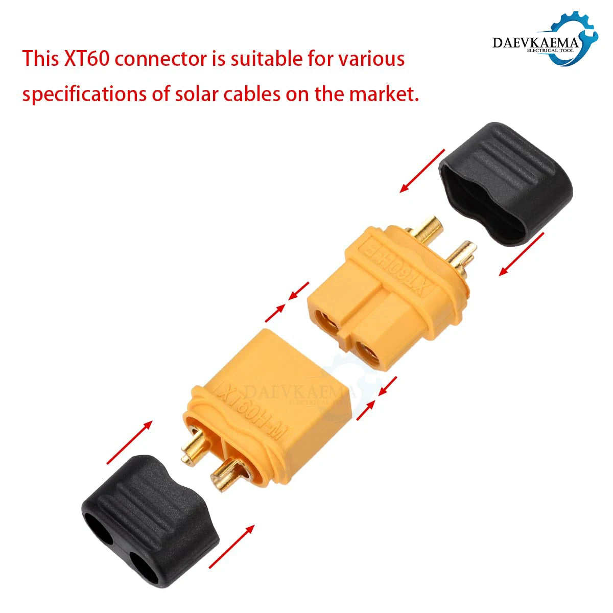 3-12Pairs XT60H (XT60 Upgrade) Connector XT60H Male Female Bullet Connectors Plugs with Sheath for Lithium Battery RC Planes Car
