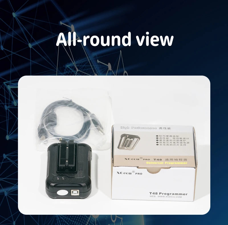 XGecu T48 Programmer [TL866-3G] TL866II Plus upvertionfor SPI/Nor/NAND FlashTSOP/SOP//EMMC BGA153/162/169/100/221 adapter socket