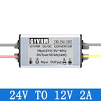 DC-DC 24V to 12V Converter Step Down DC DC 24V to 12V 1A 2A 3A 4A 5A Buck Model Converter 24V 12V Waterproof Module