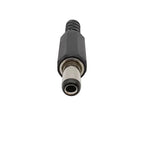 5/10Pcs DC Power Male Plug 5.5mm x 2.5mm Jack Adapter DC Plugs Solder Type Connector 5.5* 2.5mm For DIY Electronics Projects