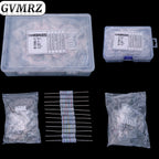 60Values 1W 2W 3W 5W 5% Carbon film resistors kit dip 0.1R 100R 200R 300R 1K 2K 3K Resistor  3W 5W 0.1R-3K