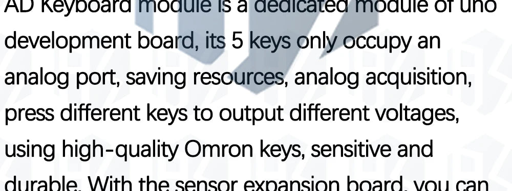 AD Keyboard Simulate Five Key Module Analog Button for arduino Sensor Expansion Board