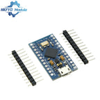 1-10pcs Pro Micro ATmega32U4 5V 16MHz Original Chip Replace ATmega328 For Arduino Pro Mini With 2 Row Pin Header For UNO R3