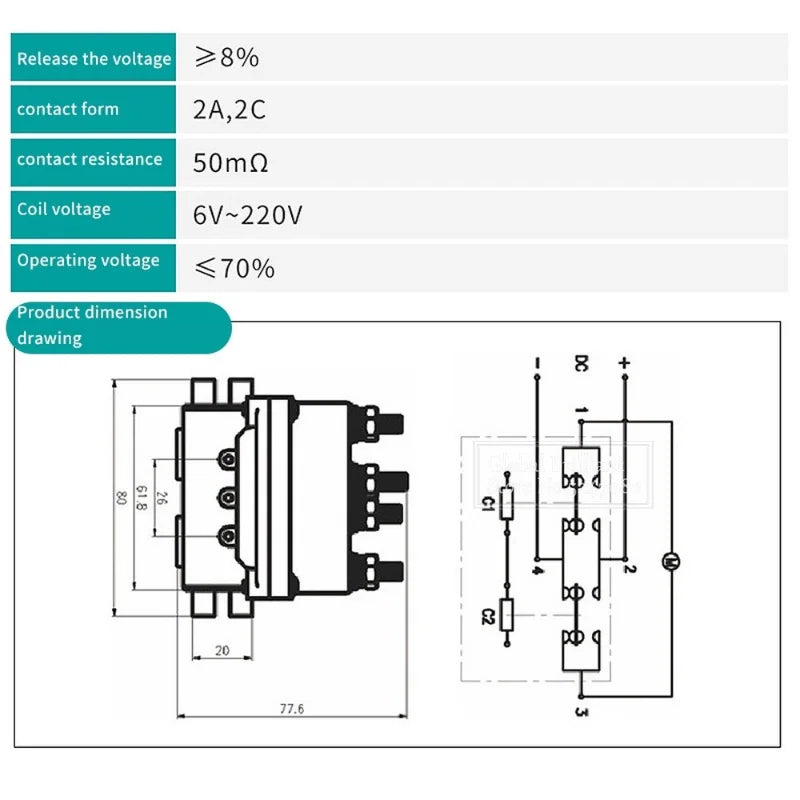 12V 500A Winch Remote Contactor 12000 Pounds Winch Control Solenoid Relay Twin Wireless Remote Recovery For Car Jeep Universal