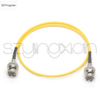 Ultra soft Video Cable, SDI thin Cable, camera monitor SDI Video signal Transmission Line BNC to BNC Yellow Green Black Color