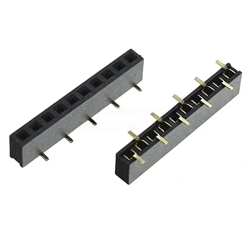 10pcs 2.54mm SMD Stackable 1x2P/3P/4P/5P 6P 8P 10P 40P PH8.5 Single Row Rohs SMT Female Pin Header 40Pin Interleaved Connectors