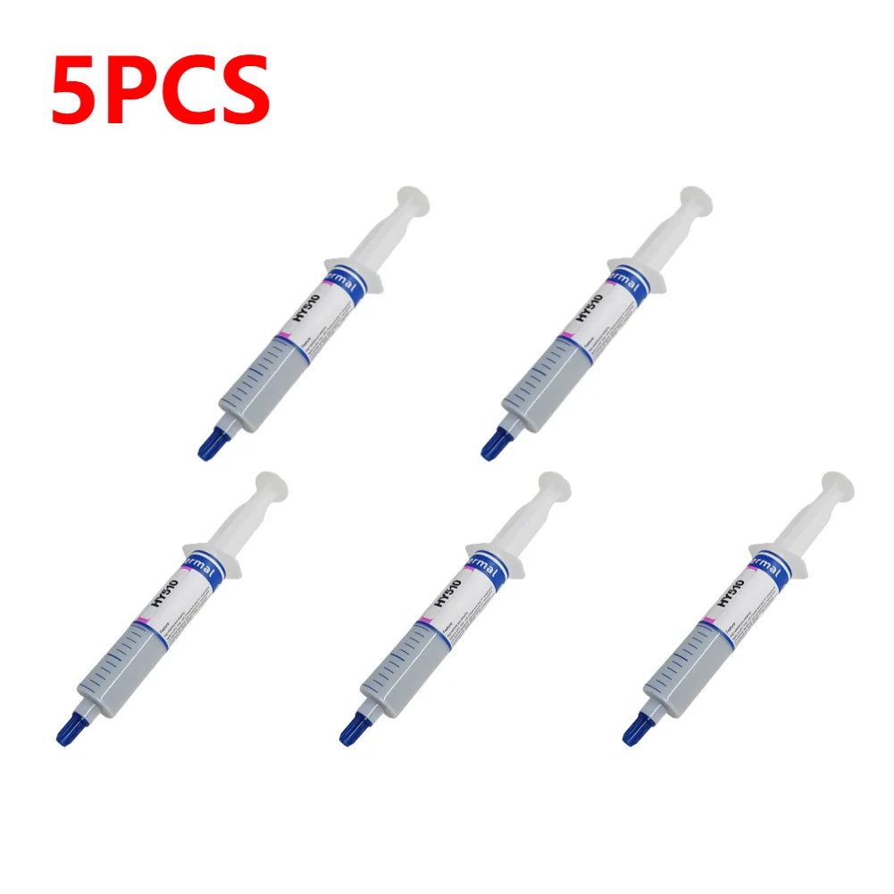 1-10PCS HY510 Thermal Conductive Compound Silicone Grease Thermal Paste for GPU CPU Chipset Cooling Grey Cooler