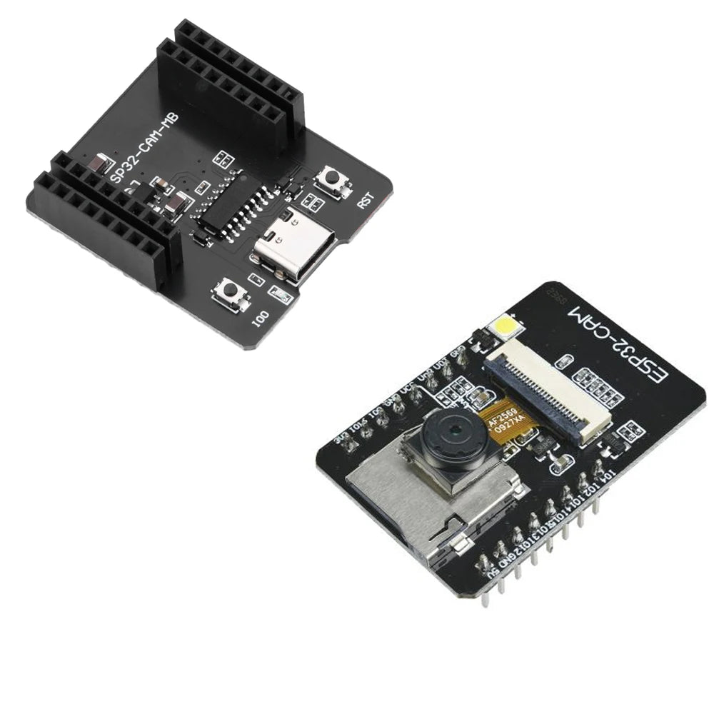 ESP32-CAM-MB Development Board Test Backboard Serial Port Burner Module With Expansion CH340C Type C OV2640 Camera Module