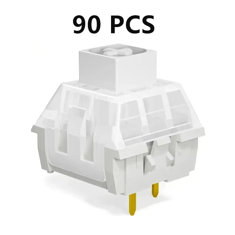 Kailh Box White DIY Custom Mechanical Keyboard Clicky White Compatible Cherry MX SMD RGB 3 Pins Tactile Switch